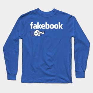 Fakebook Long Sleeve T-Shirt